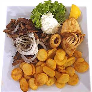 Calamares und Gyros